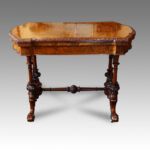 Victorian burr walnut card-table Now Sold - Image 3