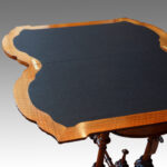 Victorian burr walnut card-table Now Sold - Image 4