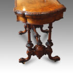 Victorian burr walnut card-table Now Sold - Image 5