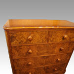 Victorian walnut chest of drawers - Image 3