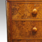 Victorian walnut chest of drawers - Image 2