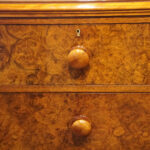 Victorian walnut chest of drawers - Image 6