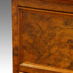 Victorian burr walnut chest of drawers - Image 5