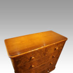 Victorian walnut chest of drawers - Image 8