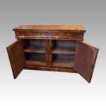 Victorian burr walnut chiffonier sideboard - Image 3