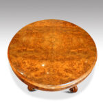 Victorian burr walnut coffee table - Image 4