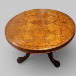 Victorian Burr Walnut Coffee Table - Image 4