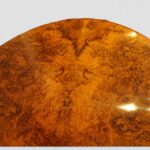 Victorian burr walnut oval coffee table - Image 3