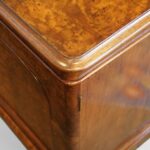 Victorian burr walnut cupboard - Image 7