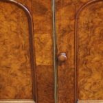 Victorian burr walnut cupboard - Image 5