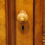 Victorian burr walnut linen press - Image 13