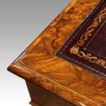 Victorian burr walnut pedestal desk - Image 12