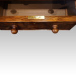 Victorian burr walnut pedestal desk - Image 13