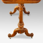 Victorian burr walnut side table - Image 8