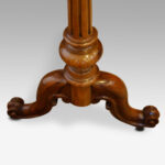 Victorian burr walnut side table - Image 7