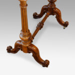Victorian burr walnut side table - Image 12
