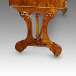 Victorian burr walnut bon heur du jour - Image 7