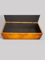 Victorian buttoned leather ottoman - Image 4