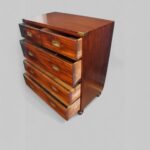Victorian teak campaign chest - Image 4
