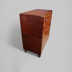 Victorian teak campaign chest - Image 5