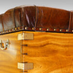 Victorian camphor wood ottoman - Image 10