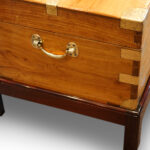 Victorian camphor trunk on stand - Image 3