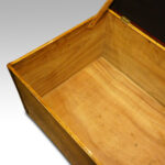 Victorian leather camphorwood ottoman - Image 2