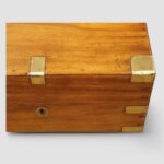 Victorian camphor wood campaign chest - Image 9