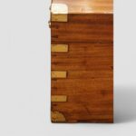 Victorian camphor wood campaign chest - Image 8