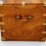 Victorian camphor wood campaign chest - Image 6