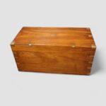 Victorian camphor wood campaign chest - Image 3