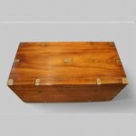 Victorian camphor wood campaign chest - Image 2