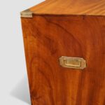 Victorian camphor wood military chest - Image 8