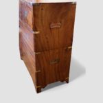 Victorian camphor wood military chest - Image 4