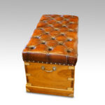 Victorian camphor wood ottoman - Image 4