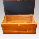 Victorian camphor wood ottoman - Image 6