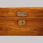 Victorian camphorwood campaign trunk - Image 5