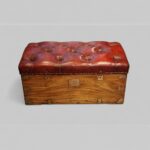 Victorian camphorwood ottoman
