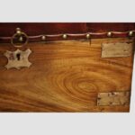 Victorian camphorwood ottoman - Image 9