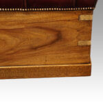 Victorian camphorwood ottoman - Image 5
