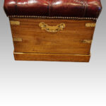 Victorian camphorwood ottoman - Image 4
