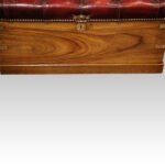Victorian camphorwood ottoman - Image 3