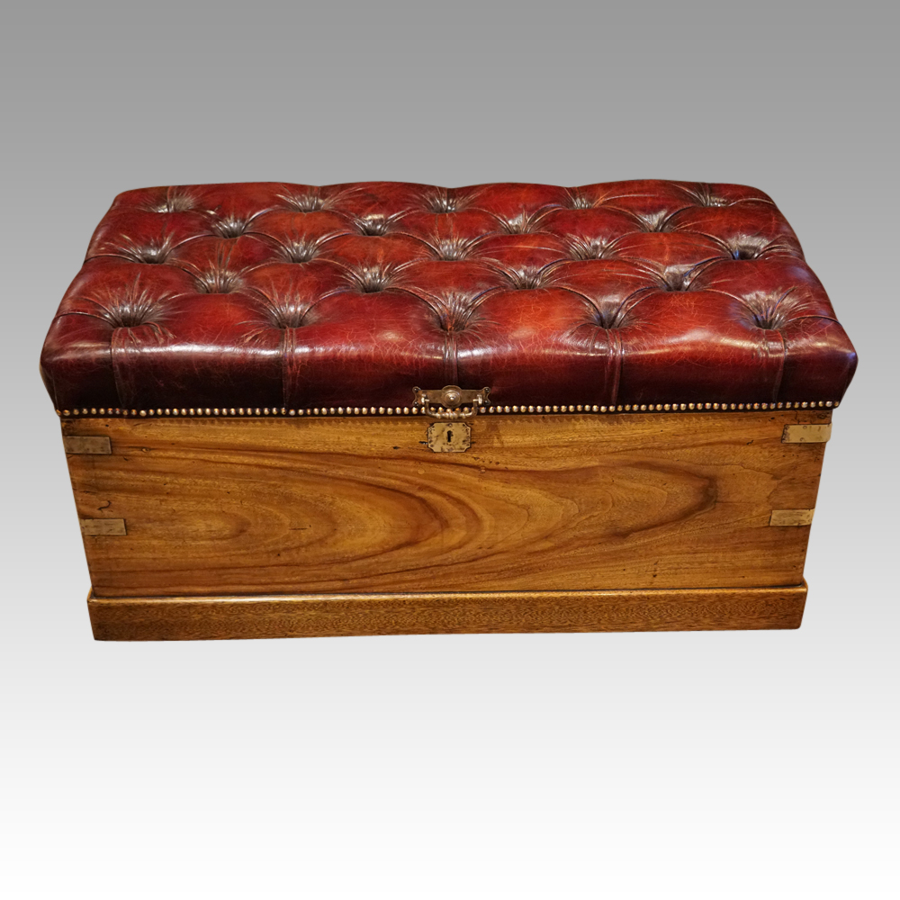 Victorian-camphorwood-ottoman-large.jpg Victorian camphorwood ottoman - Image 1