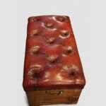 Victorian camphorwood ottoman - Image 4