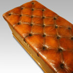 Victorian camphorwood ottoman - Image 9