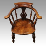Victorian captains chair - Image 5