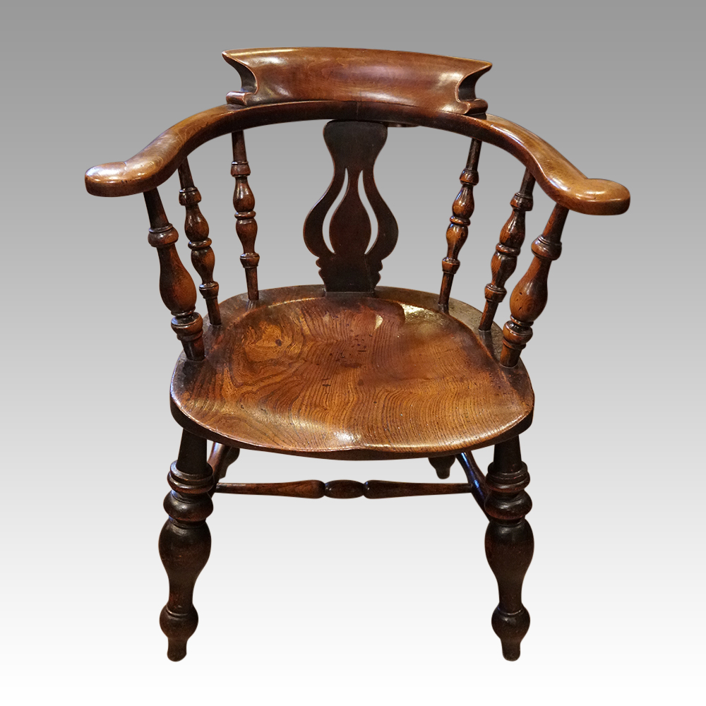 Victorian-captains-chair-front.jpg Victorian captains chair - Image 1