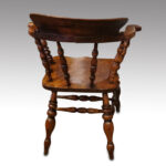 Victorian captains desk chair - Image 5