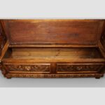 Victorian Carved Oak Settle - Image 8