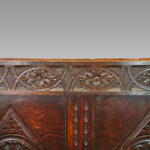 Victorian carved oak settle - Image 2